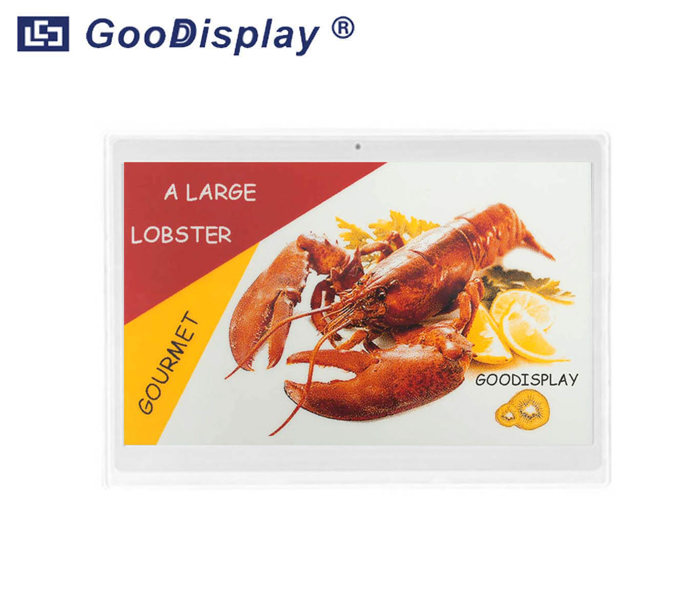 7.5 inch red ESL tag, Lighter and thinner, wireless bluetooth, GDC75V