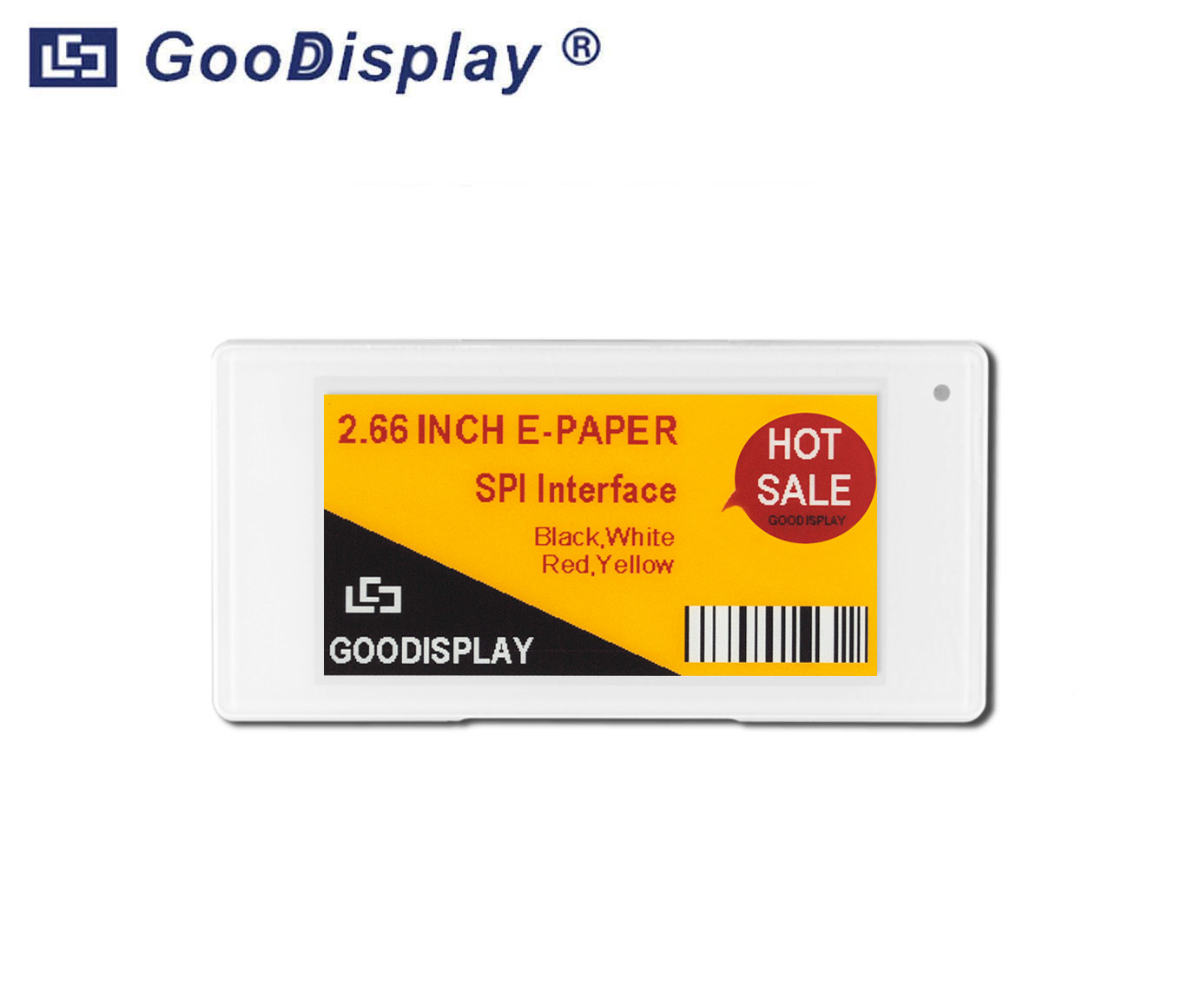 2.6 inch Bluetooth red ESL tag, e-paper display, GDC26S